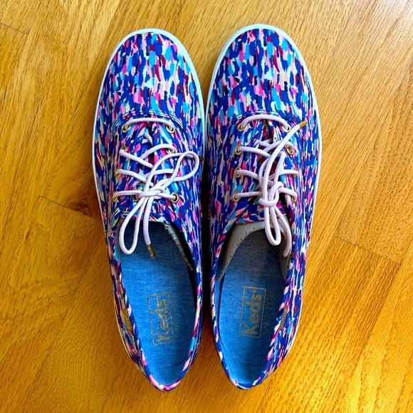 NWOT - Keds x Liberty London Sneakers - Meadow Pink - Size 8M - Picture 2 of 4